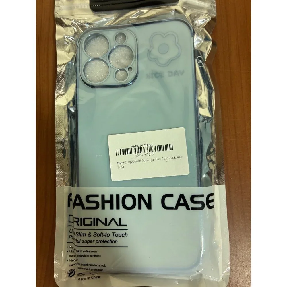 Cute Phone Case Blue for iPhone 6.7